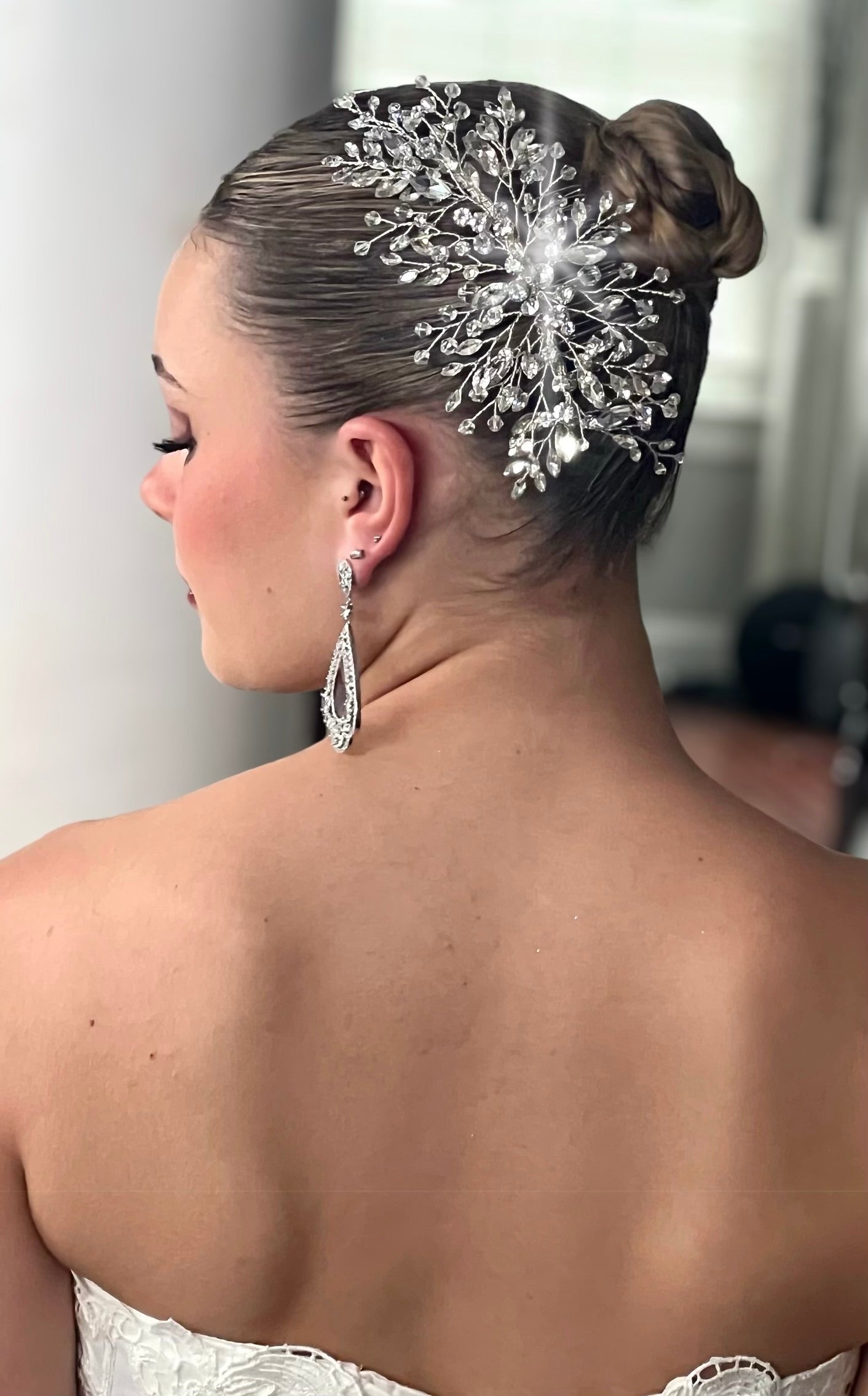 Alexia - Stunning Swarovski crystal bridal wedding hair comb