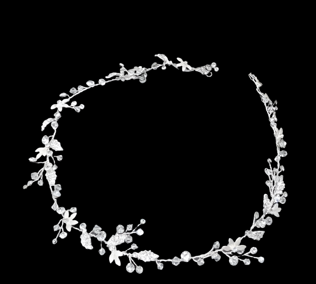 Eliana - Crystal wedding hairpiece