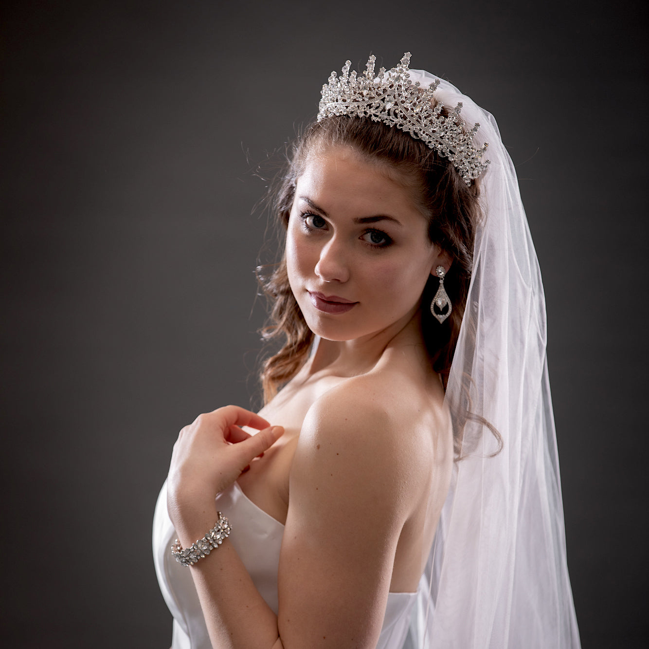 Andrea - Royal Crystal Tiara