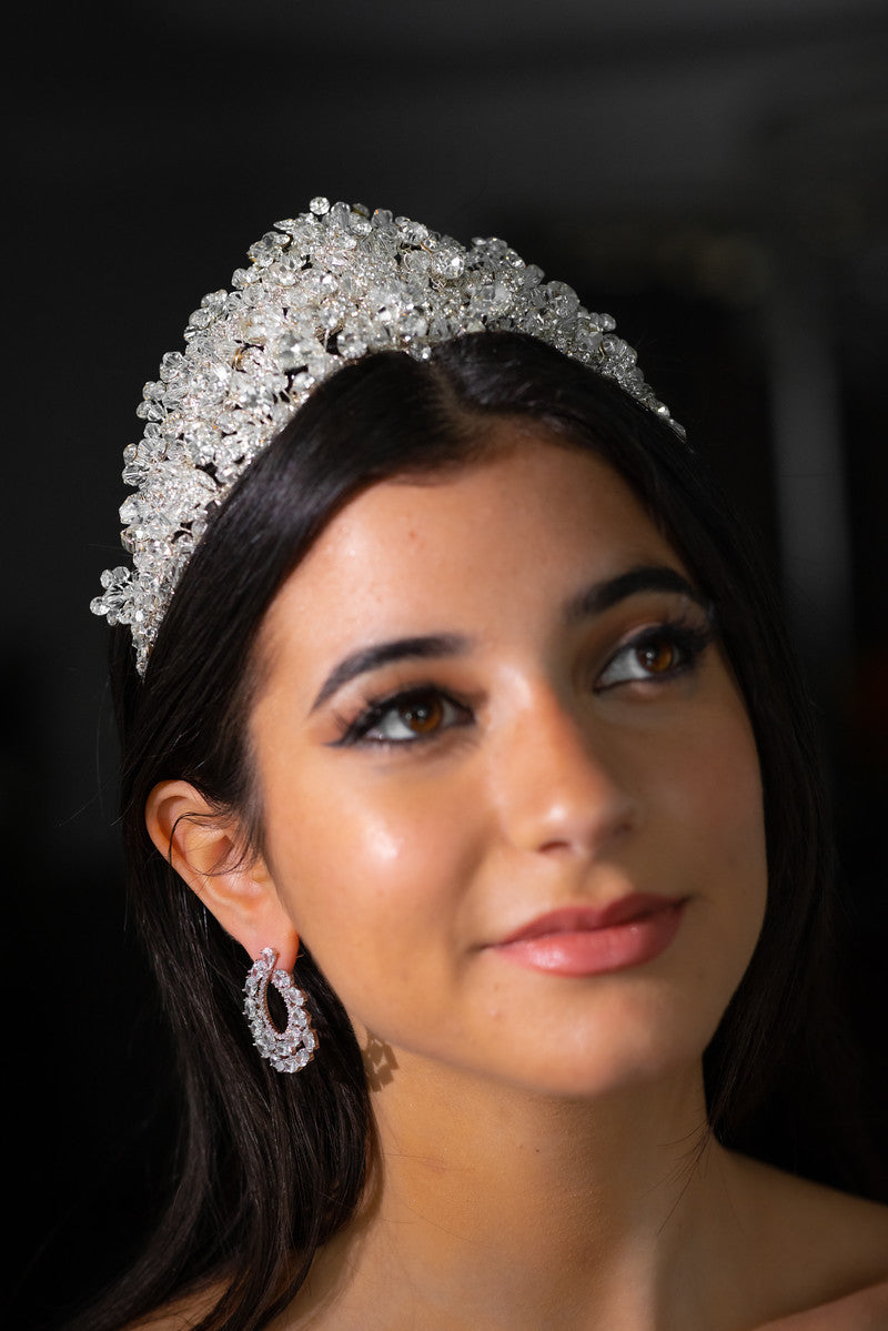 Elenora - STUNNING Swarovski Crystal Wedding Tiara