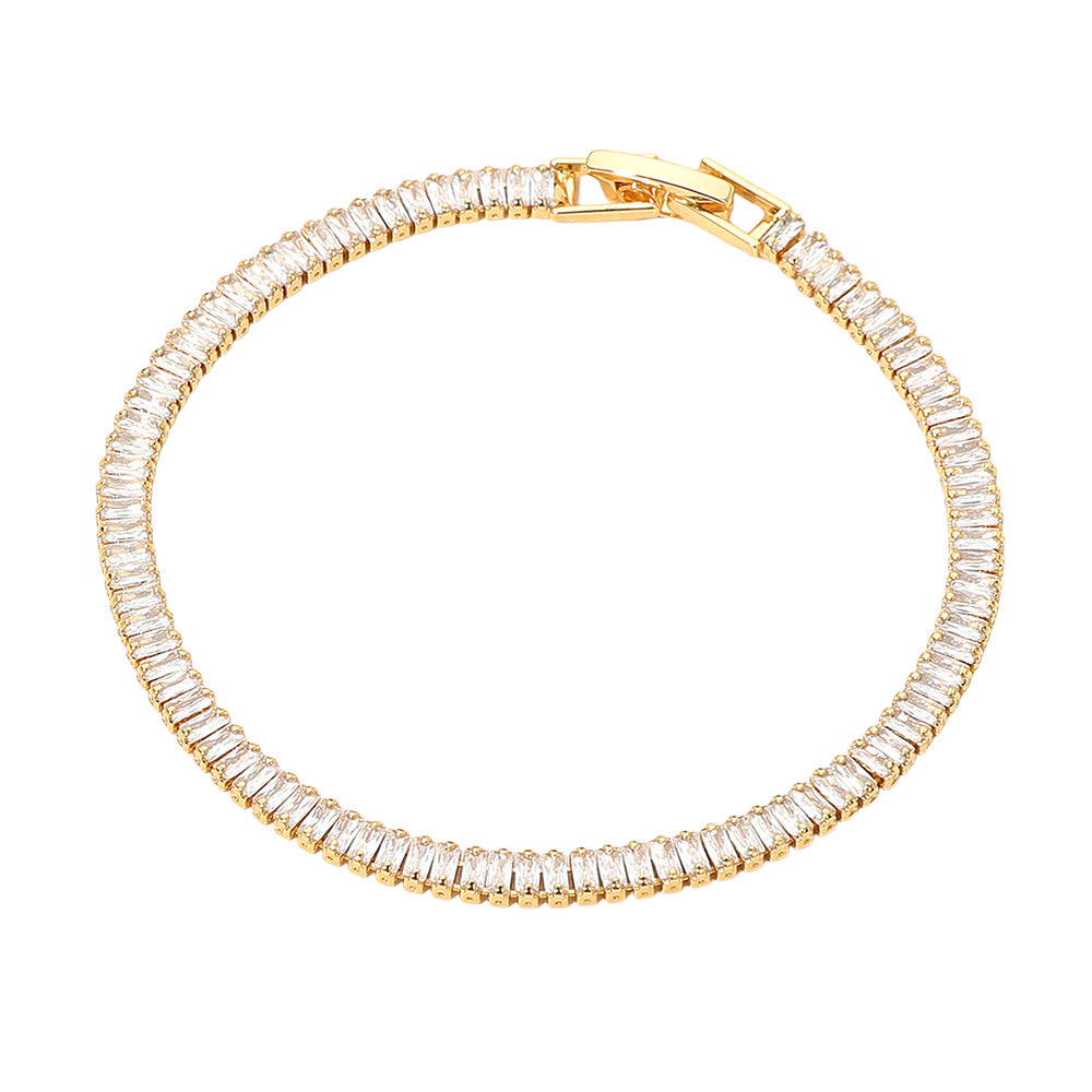 Esme - Swarovski crystal silver or gold bracelet