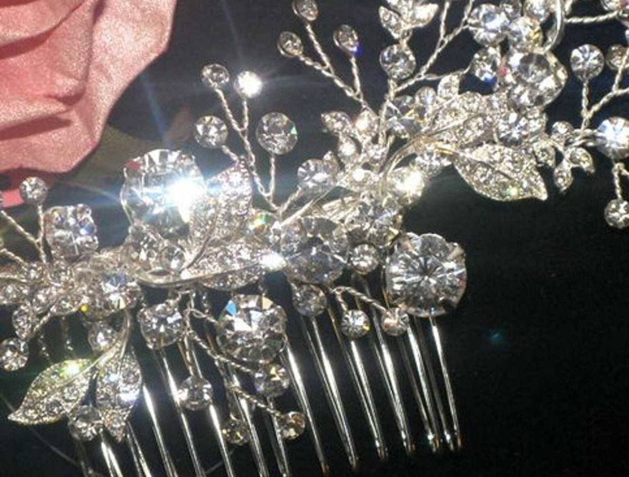 Michela - Exquisite Swarovski Crystal Wedding Bridal Comb