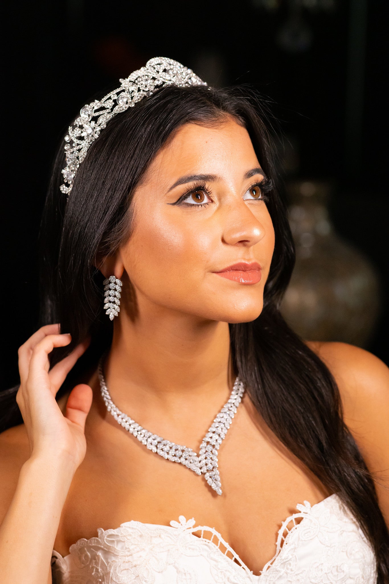 Taylor - Elegant necklace bridal jewerly set