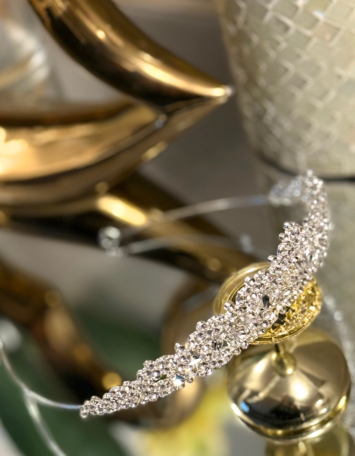 Destinie - Beautiful Italian Swarovski crystal communion tiara