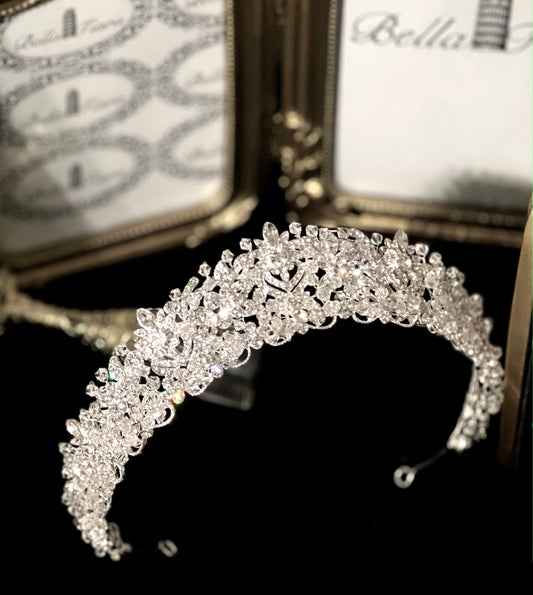 Mariella - Couture Swarovski Crystal Wedding Tiara