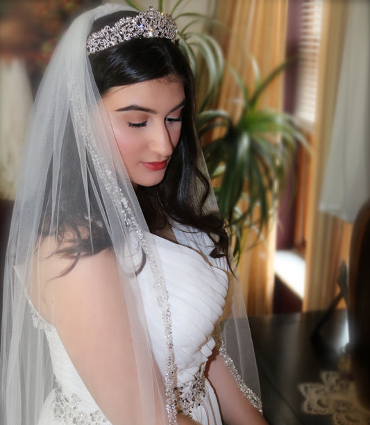 Terri - Exquisite Swarovski crystal wedding tiara