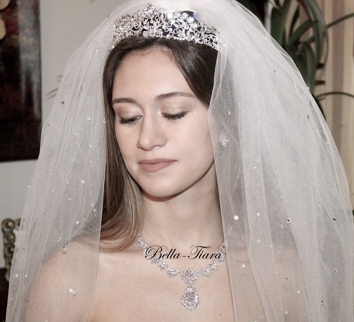Terri - Exquisite Swarovski crystal wedding tiara