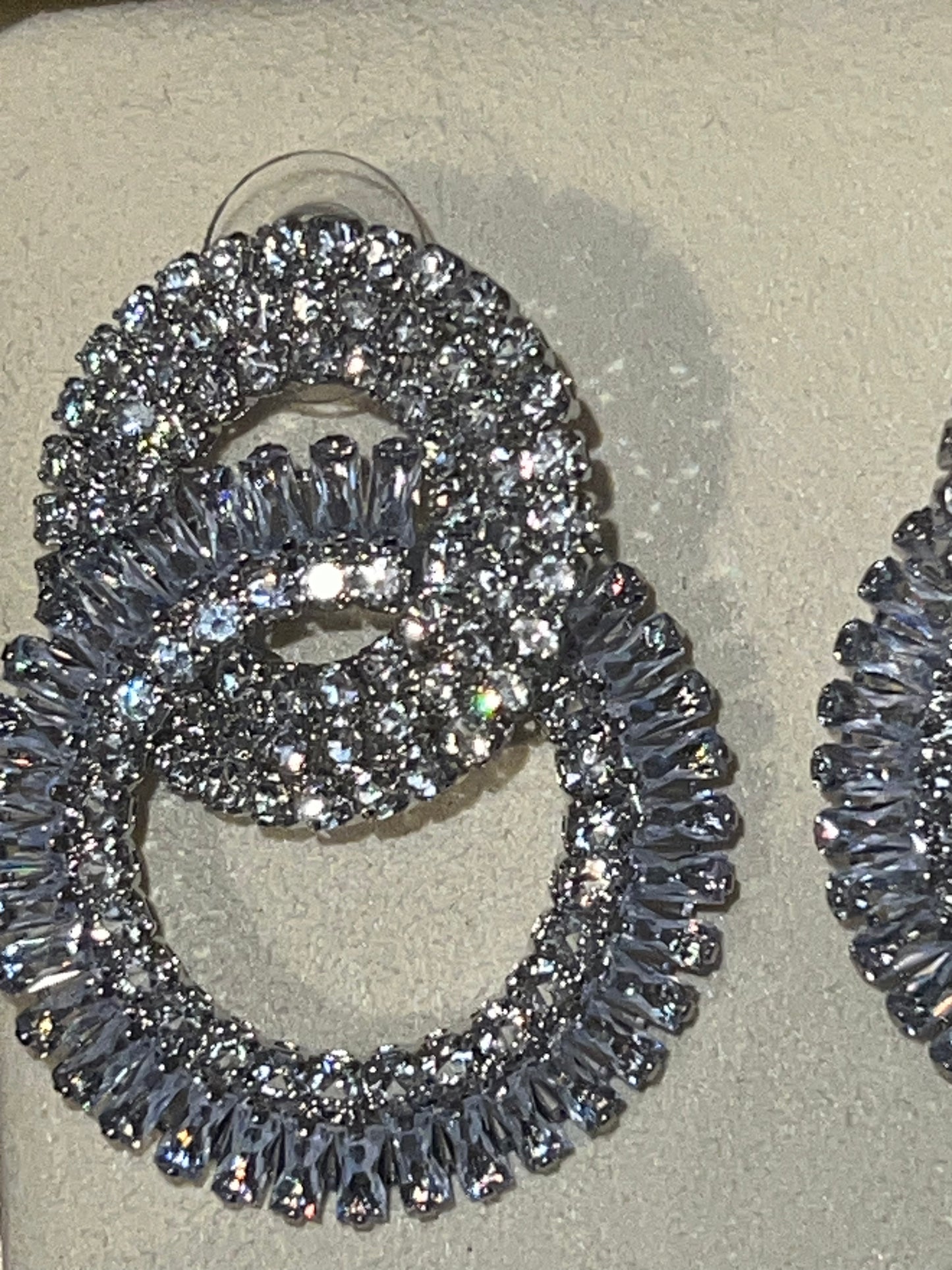 Ivy- Stunning Crystal knot earrings