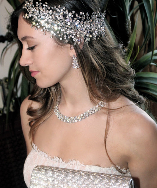Swarovski Crystal wedding headpiece