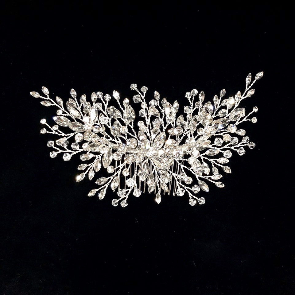 Alexia - Stunning Swarovski crystal bridal wedding hair comb