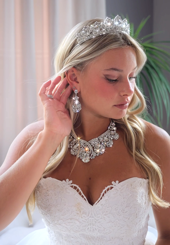 CRYSTAL BRIDAL JEWELRY SET