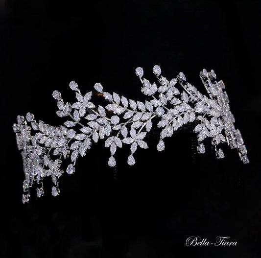 Laurette Exquisite Swarovski crystal wedding headband