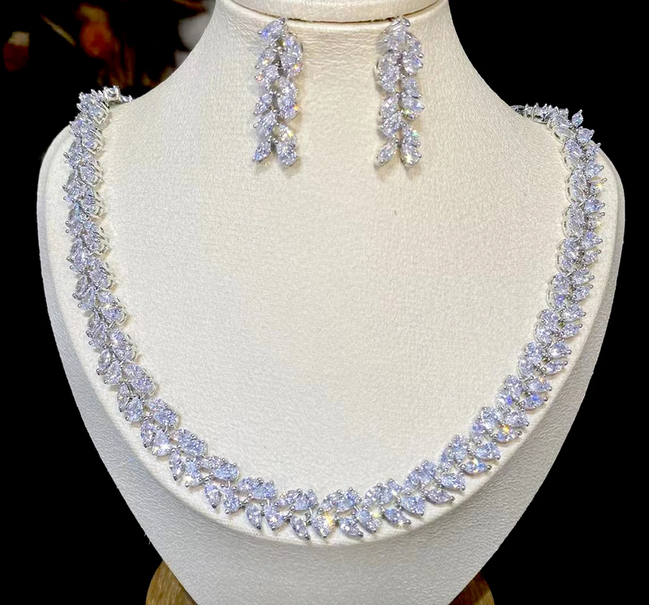 bridal necklace set