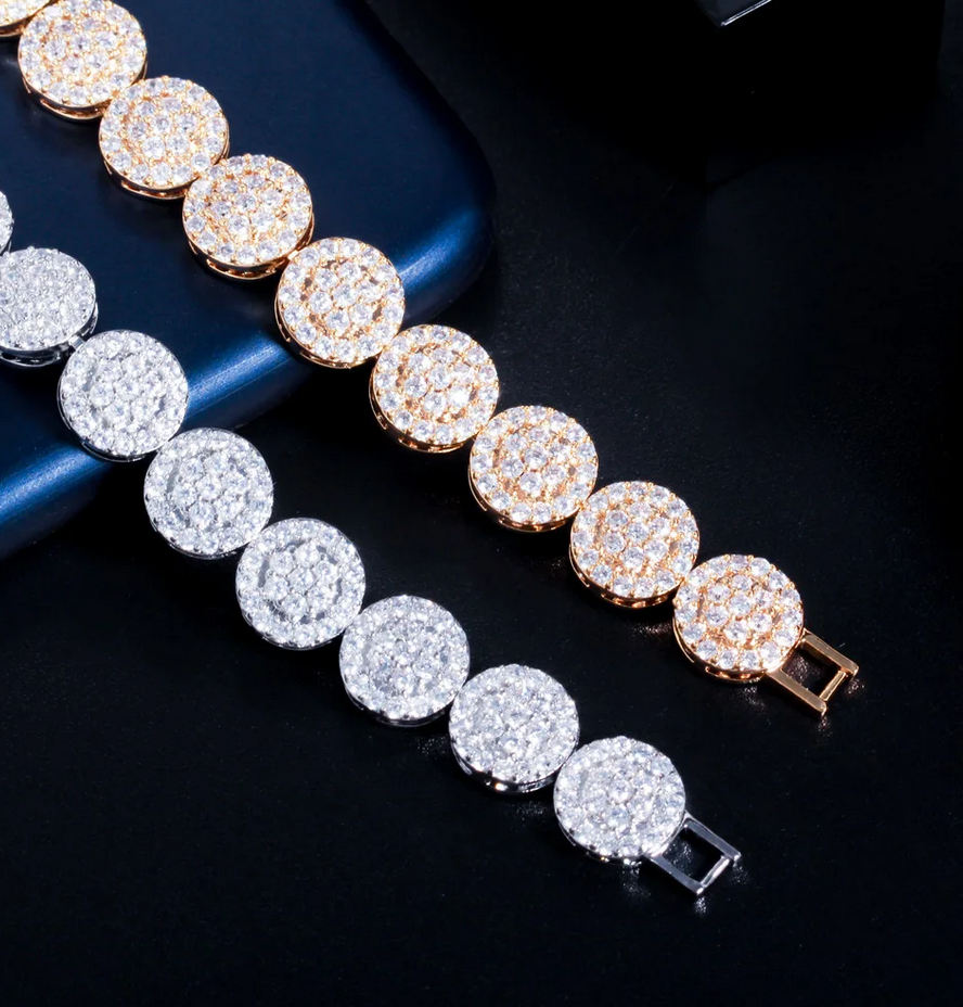 Danielle - Exquisite crystal CZ wedding bracelet