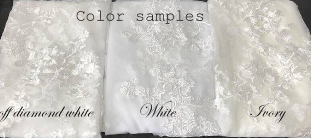 Rita – Royal floral lace cathedral wedding veil with free blusher