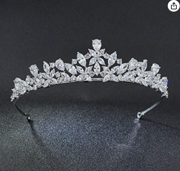 Ella - Beautiful Swarovski crystal bridal Tiara