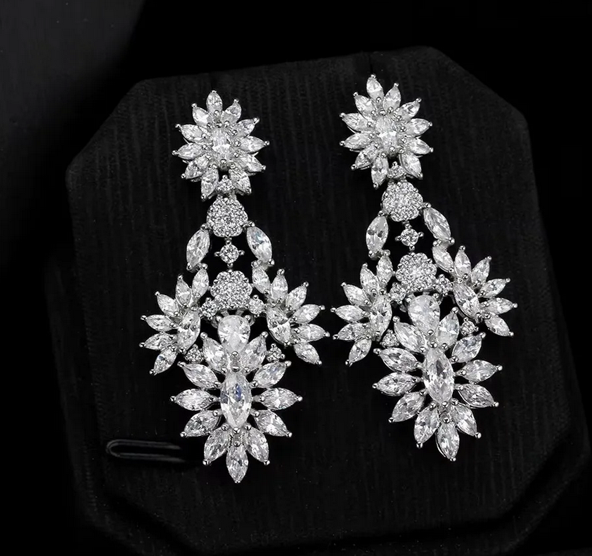 Annaluisa - Stunning Royal CZ bridal necklace set