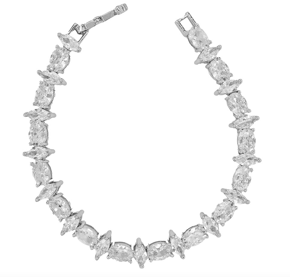 Shelli - Bridal evening CZ bracelet