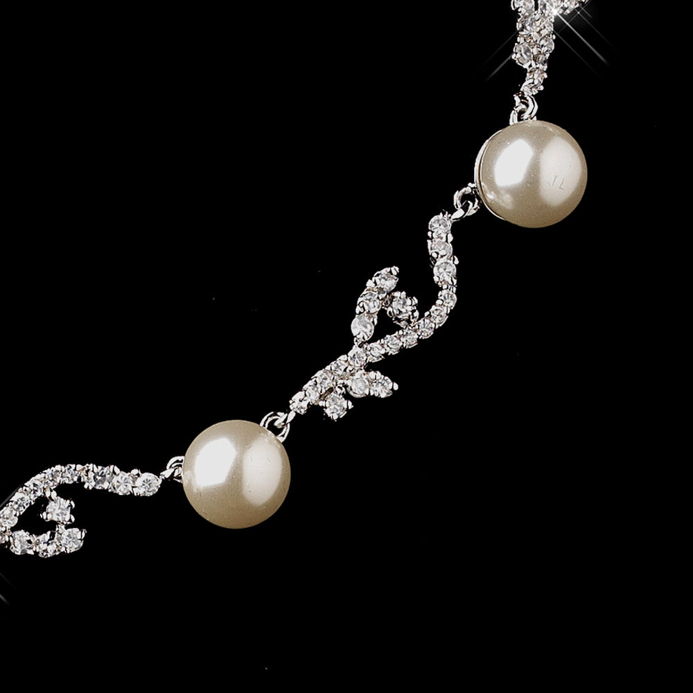 Cristiana - Timeless pearl bridal jewelry set