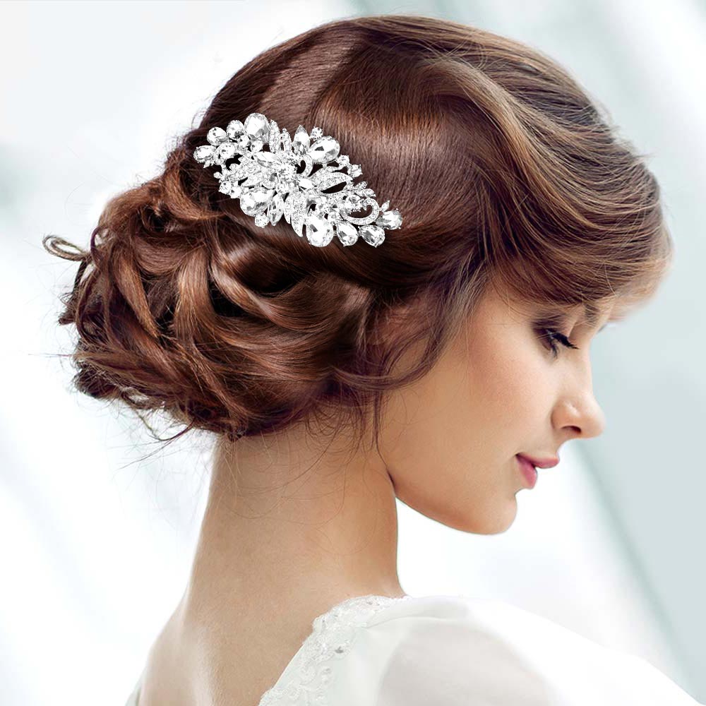Nicolette - Crystal hair comb