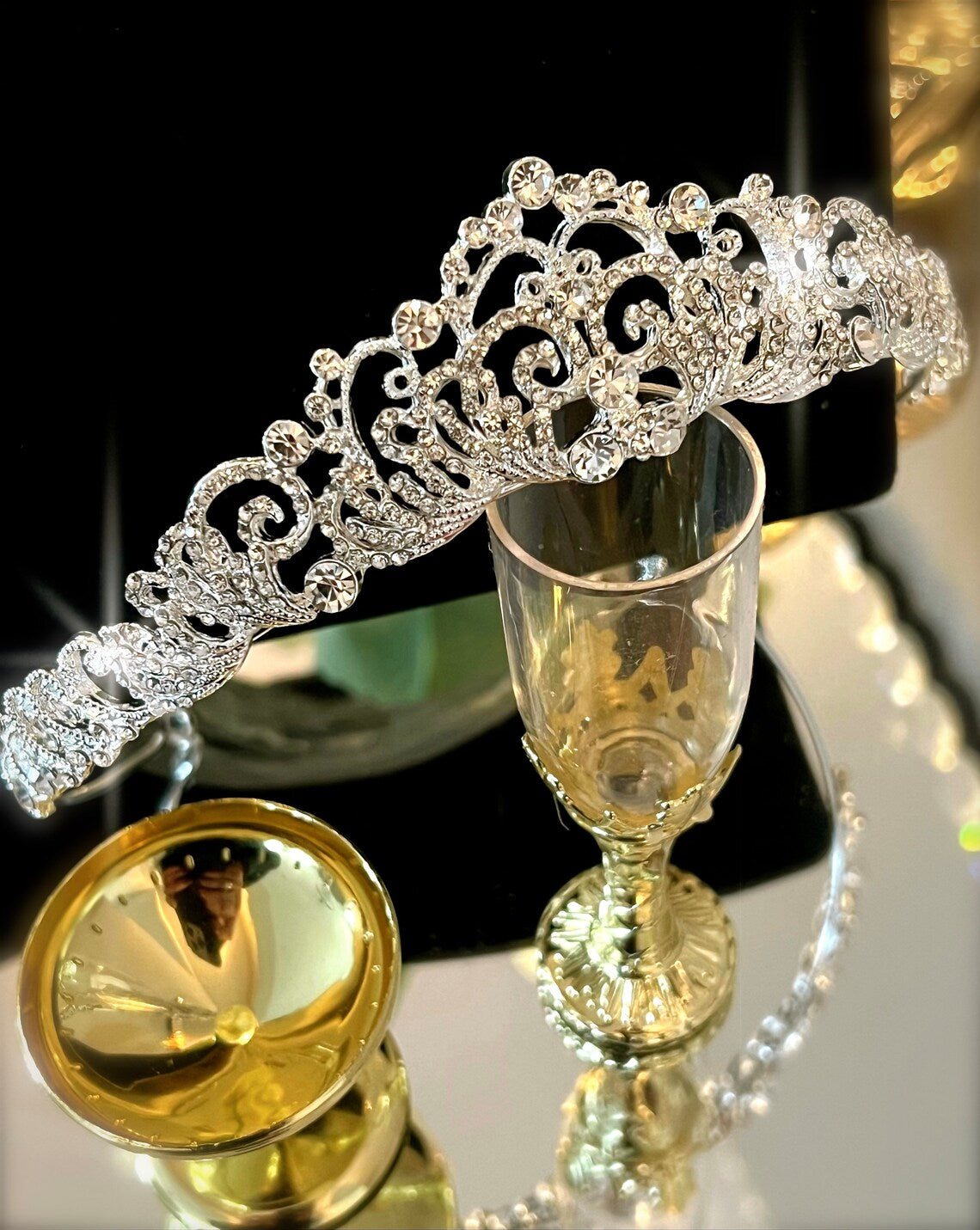 Vita - Elegant Swarovski crystal Wedding Tiara