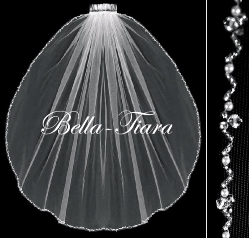 Sofia -  Beautiful crystal communion tiara