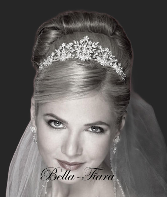 Juliana - Romantic Crystal Wedding Tiara