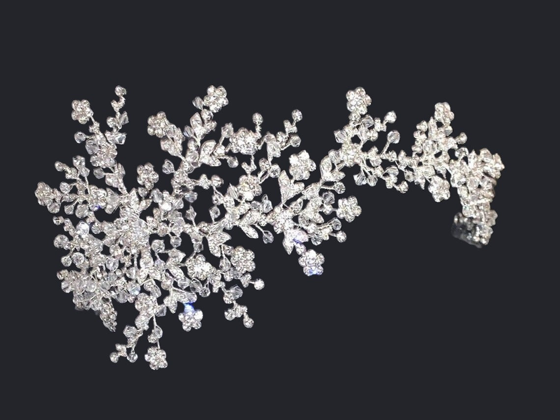 Vivian - Swarovski Crystal wedding headpiece