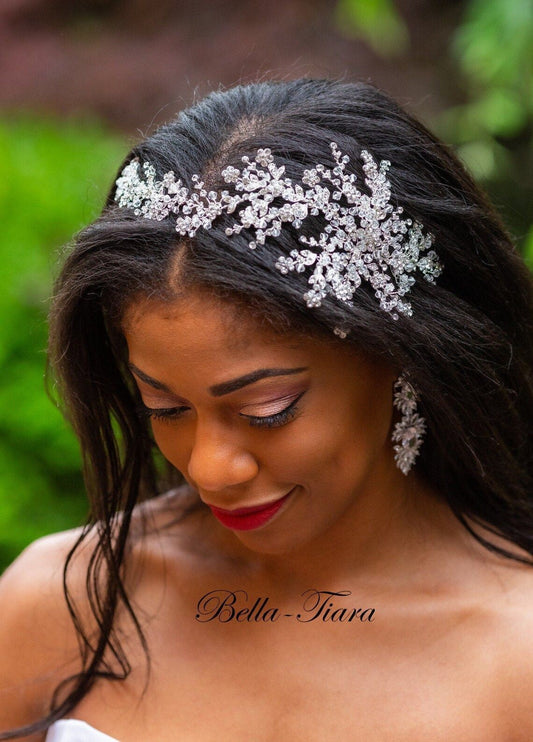 Vivian - Swarovski crystal wedding hairpiece