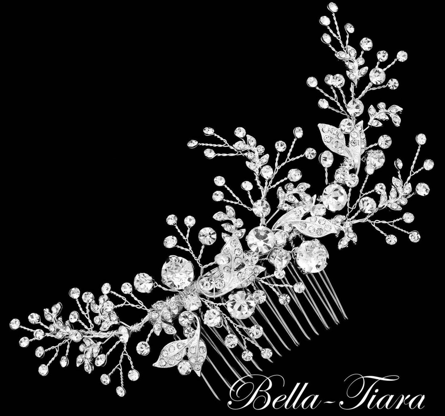 Michela - Exquisite Swarovski Crystal Wedding Bridal Comb