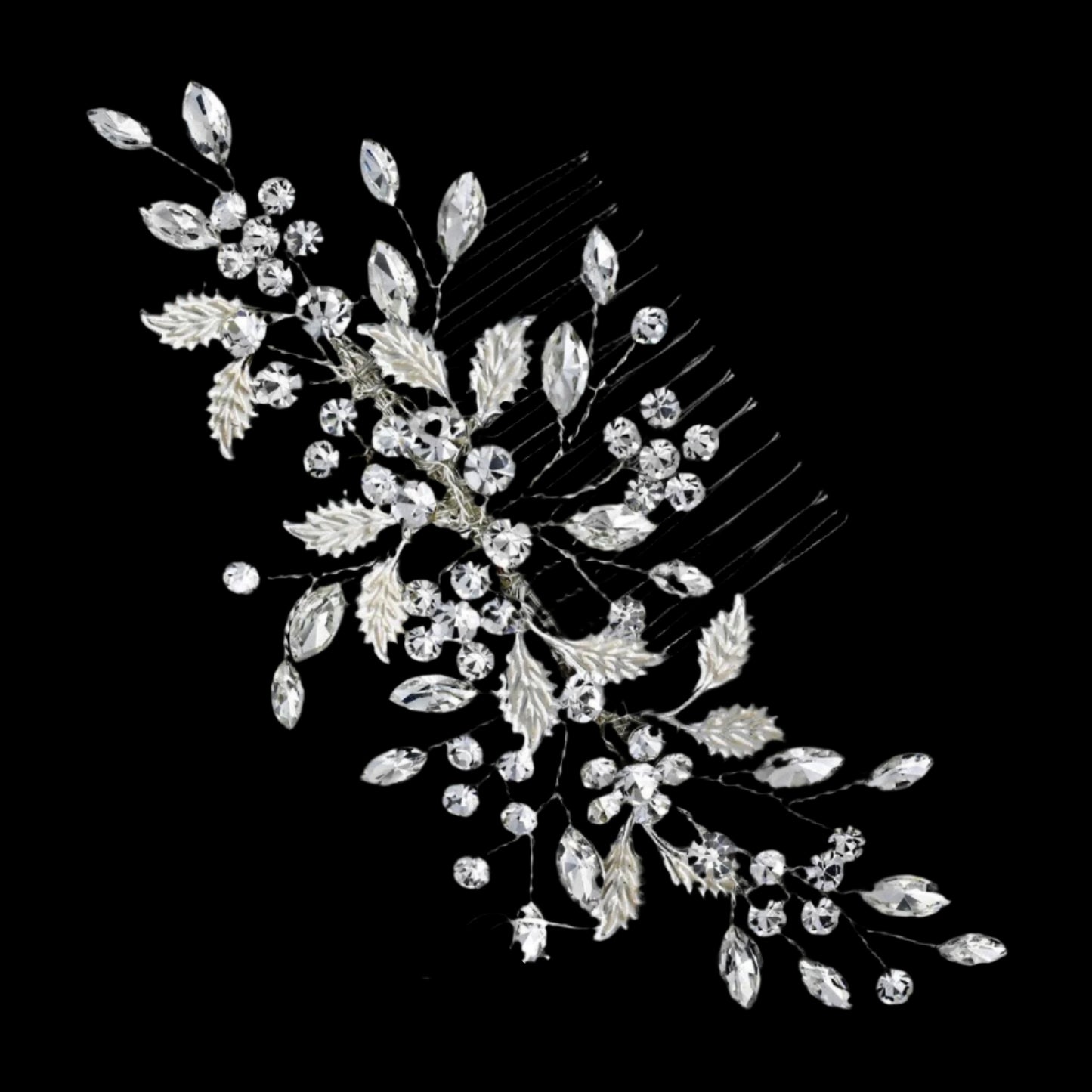 Dolce- Dazzling wedding Crystal hair comb