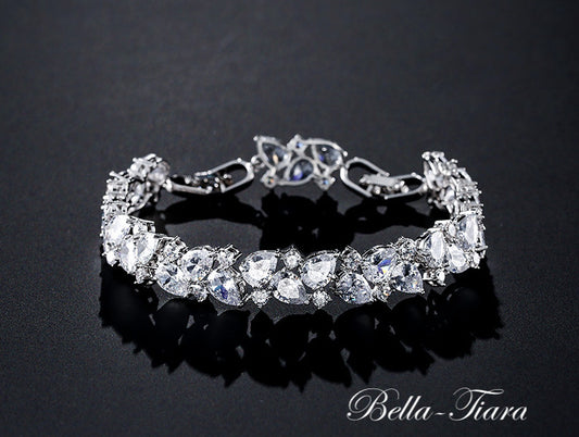 Giovanna -Swarovski crystal bridal bracelet