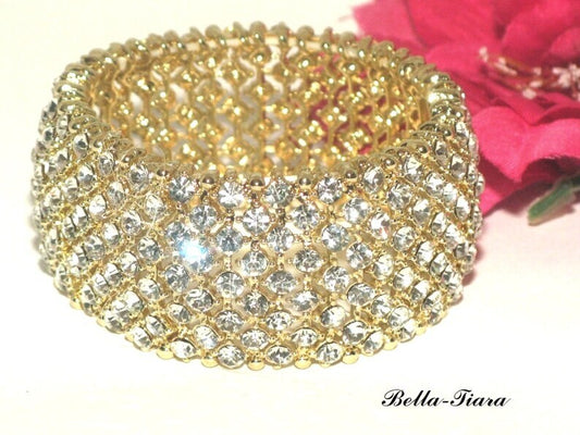 Silvanagold - Swarovski crystal bridal bracelet