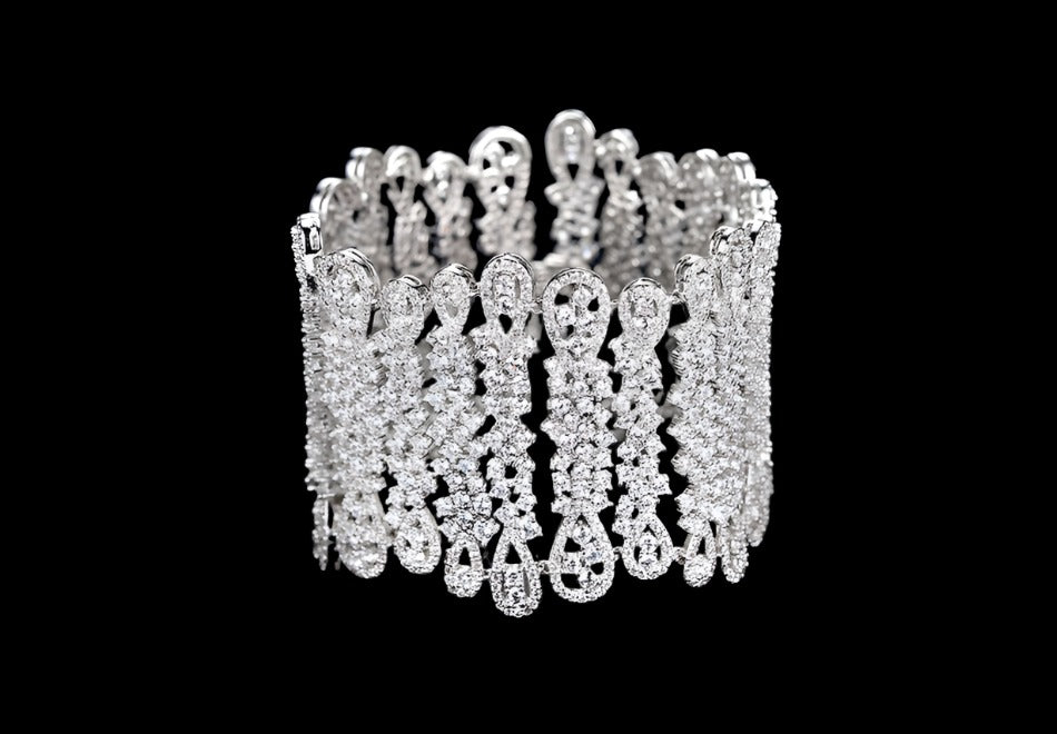 Tatiana- Glamorous Swarovski crystal bracelet