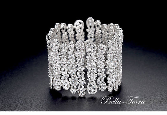 Tatiana- Glamorous Swarovski crystal bracelet