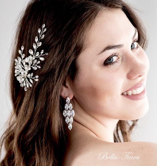 Kendra, Beautiful Dazzling bridal earrings