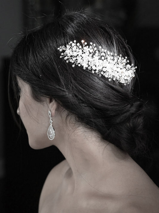 Timeless - Swarovski crystal wedding bridal hair comb