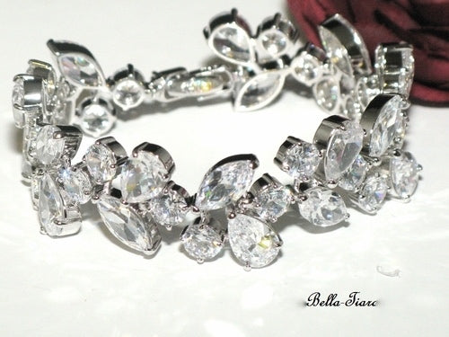 Allegra -Swarovski crystal bridal bracelet