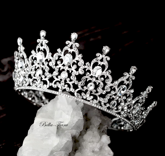Luissa- Royal crystal crown tiara