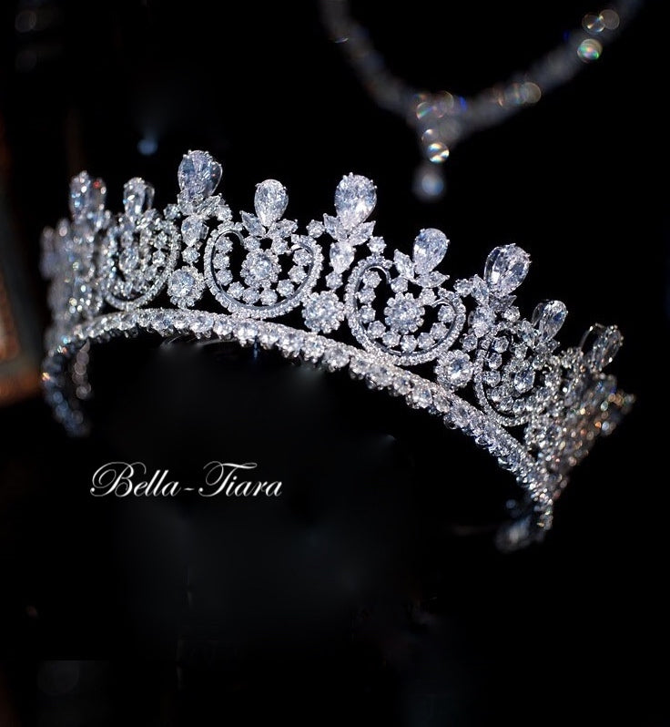 Alessia - Enchanting Swarovski crystal wedding tiara