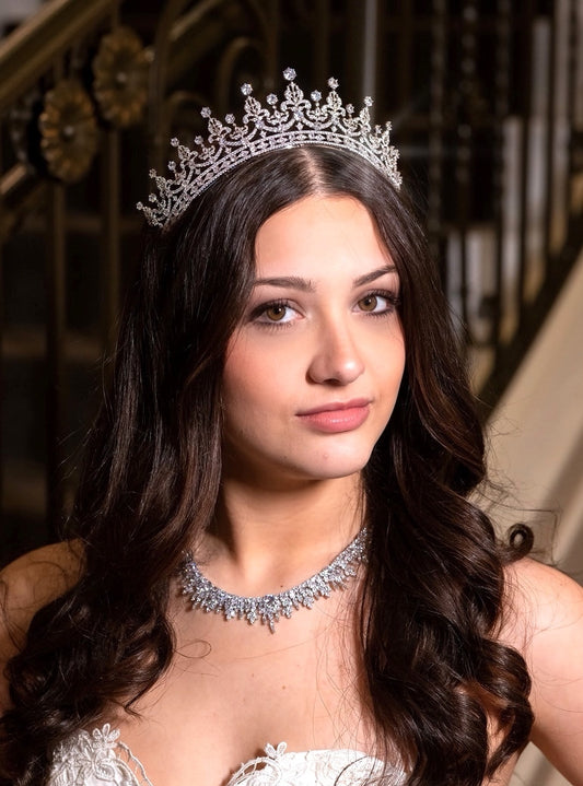 PrincessJoella - Royal Swarovski crystal wedding Tiara