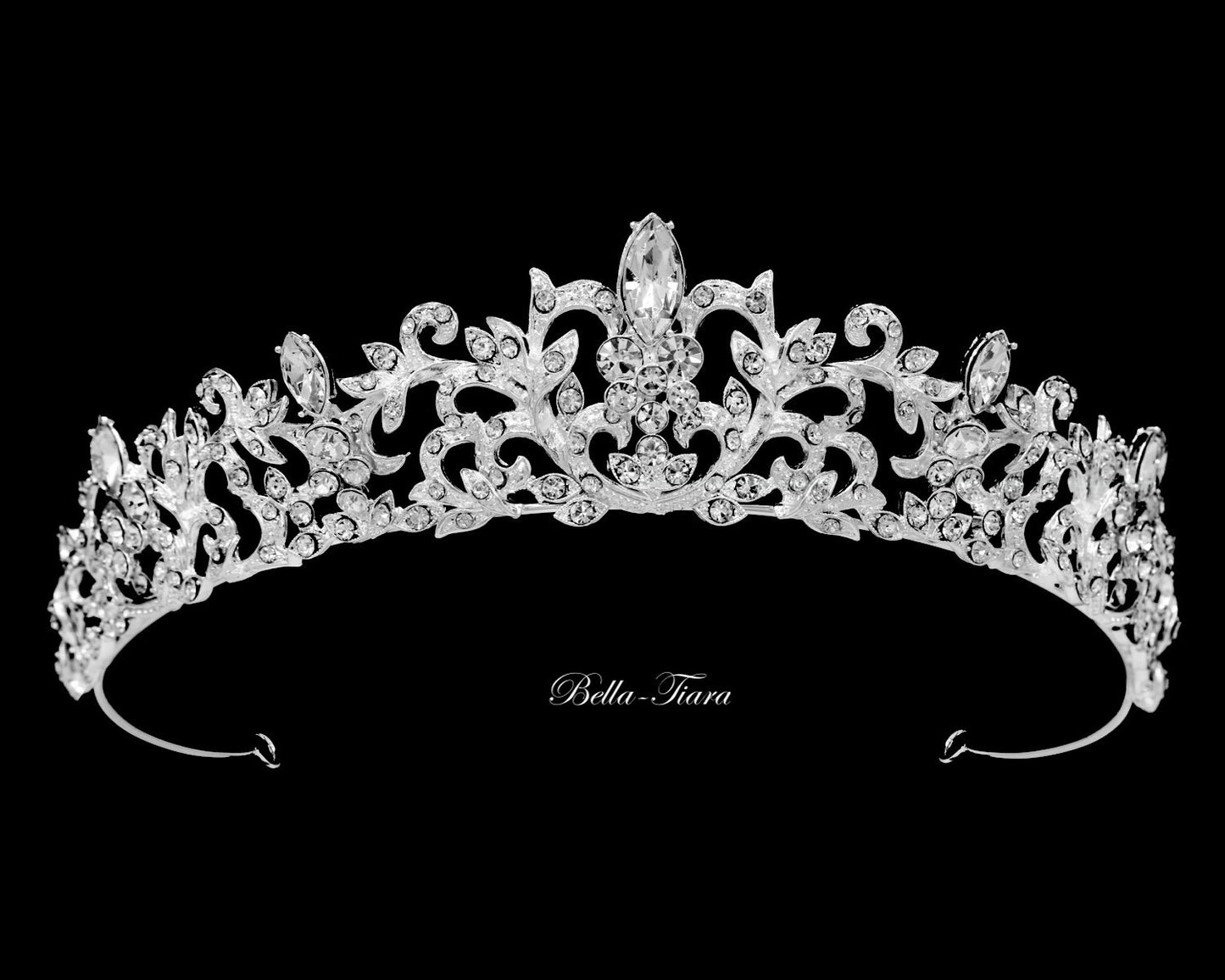 Erica - Princess silver crystal Tiara