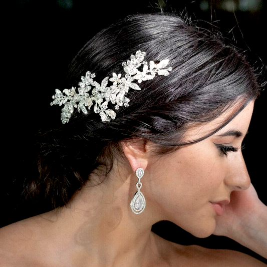 Arianna - Exquisite Swarovski Crystal wedding hair comb