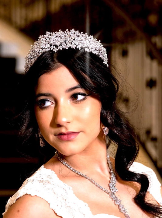 Magiotta- Stunning crystal silver headband