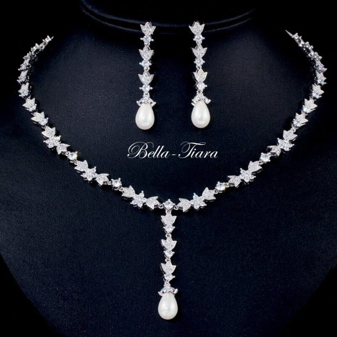 bridal necklace set