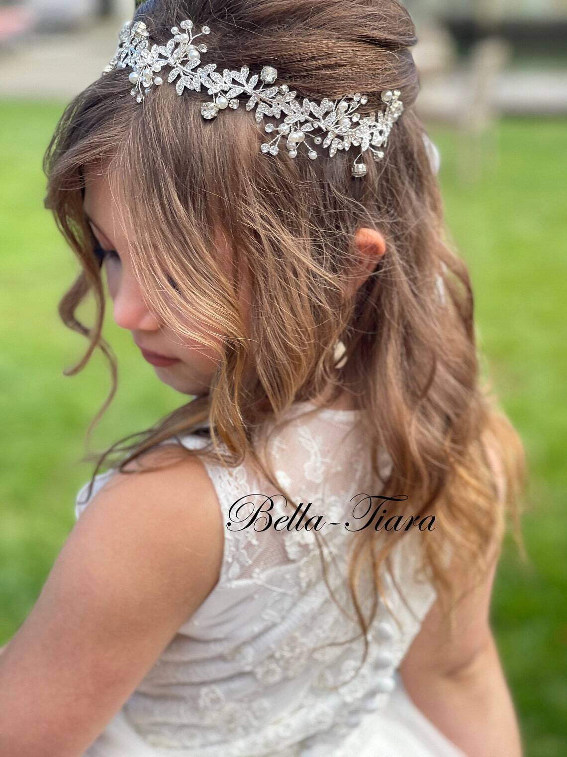 first communion pearl headpiece
