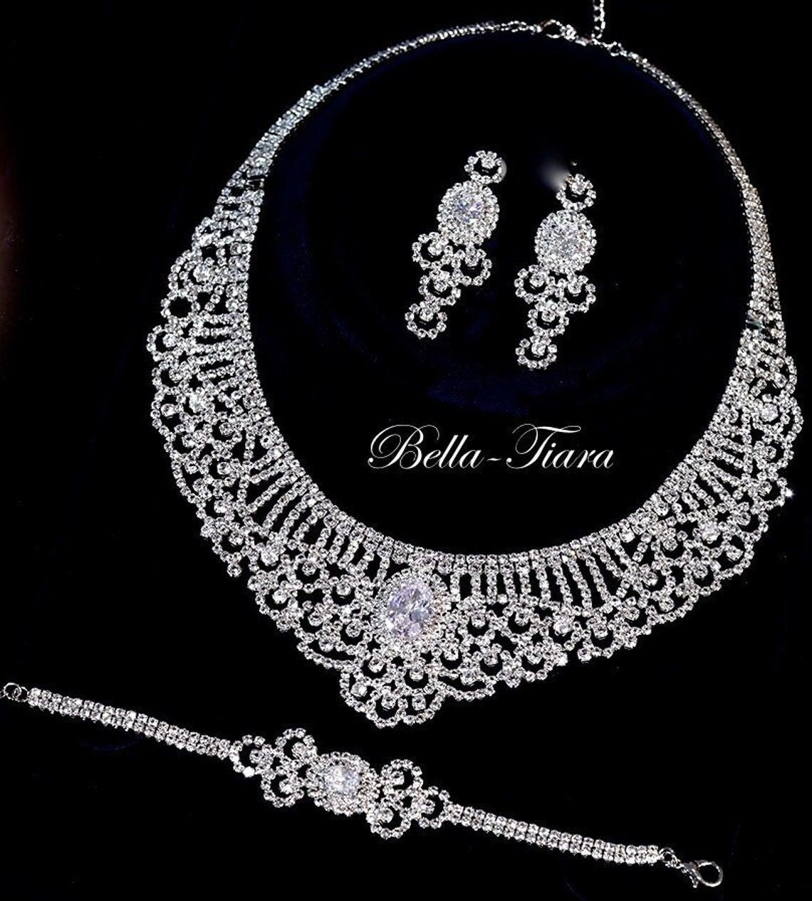 Swarovski crystal necklace set