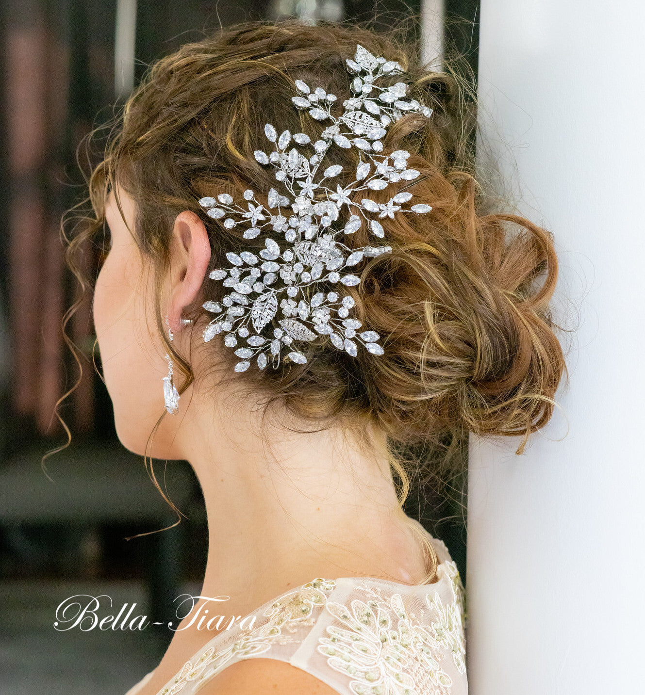Crystal hair piece