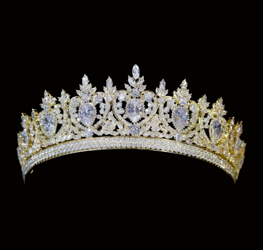 gold tiara