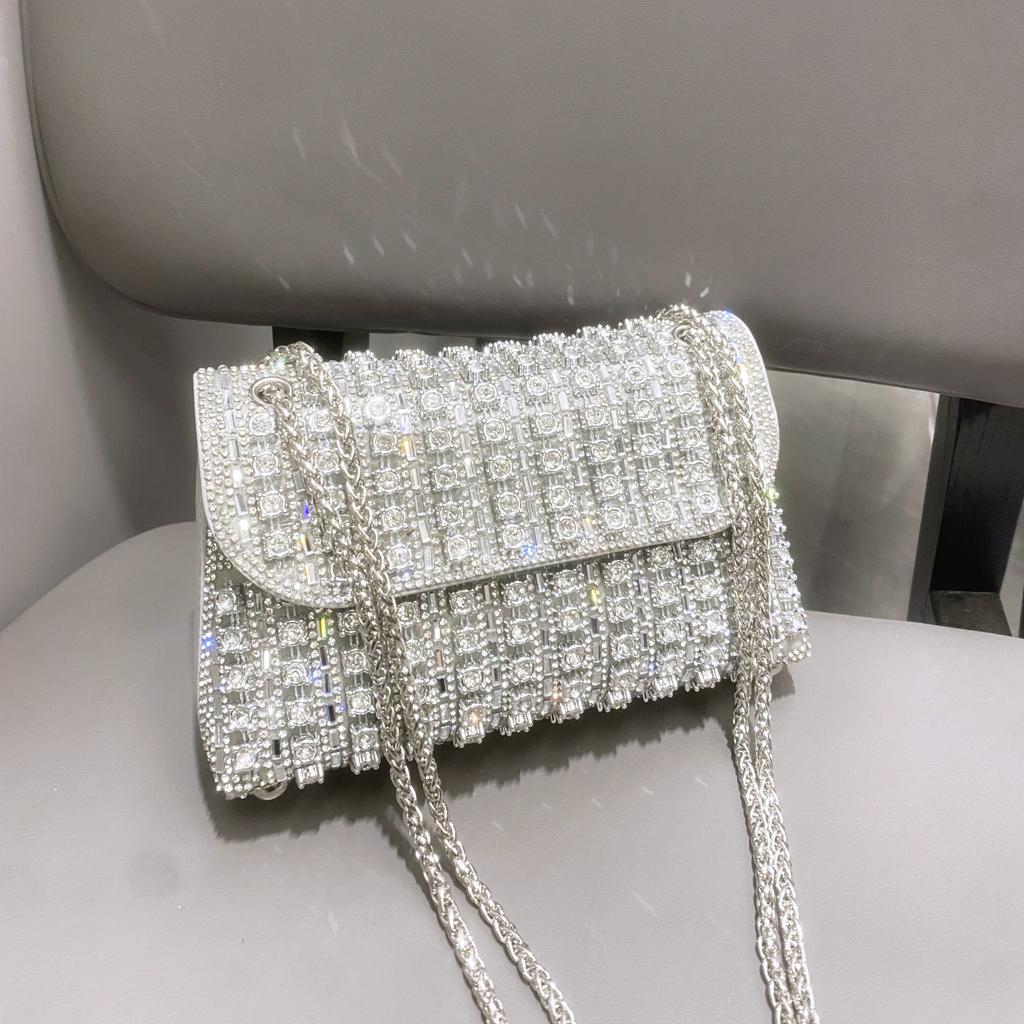 Crystal clutch purses